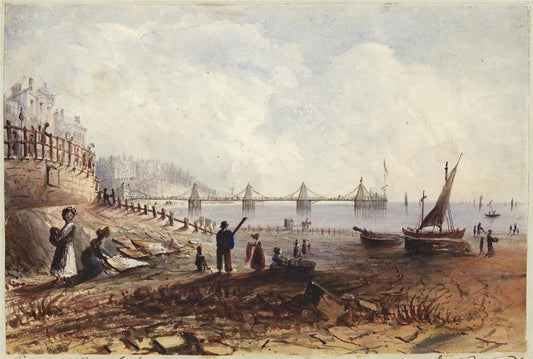 Mary Webster (1794-1883) - Watercolour Painting - Chain Pier Brighton 18380