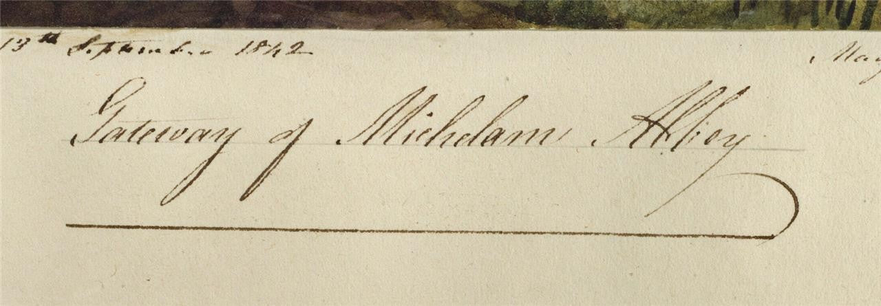 Mary Webster - Watercolour Painting - Gateway Of Michelham Abbey Priory 18424