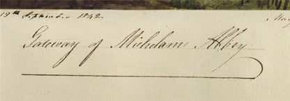 Mary Webster - Watercolour Painting - Gateway Of Michelham Abbey Priory 18424