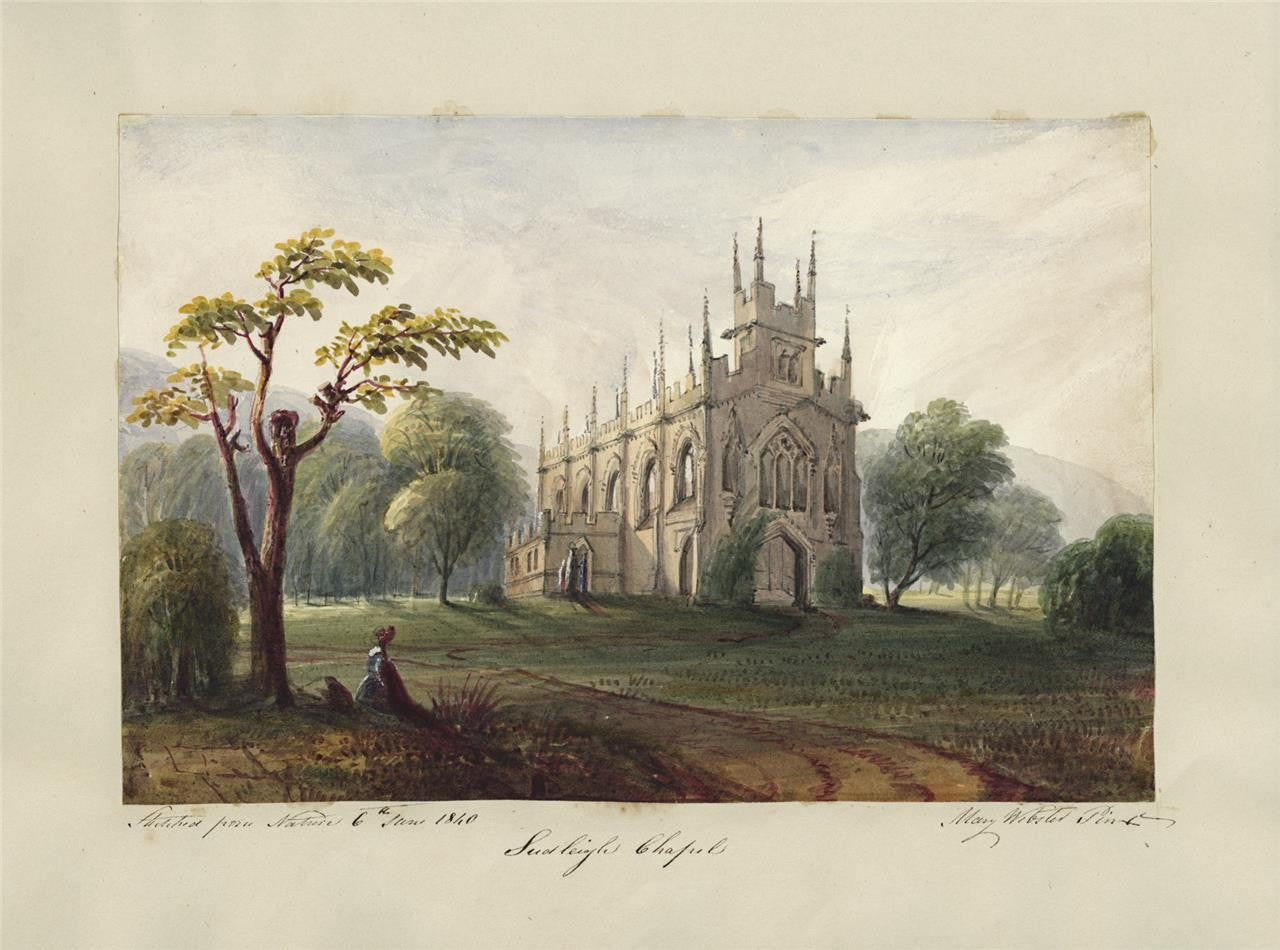 Mary Webster Watercolour Painting Sudeley Chapel Gloucestershire 18407