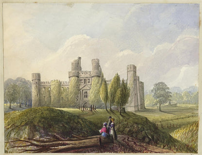 Mary Webster (1794-1883) Watercolour Painting - Herstmonceux Castle 18420