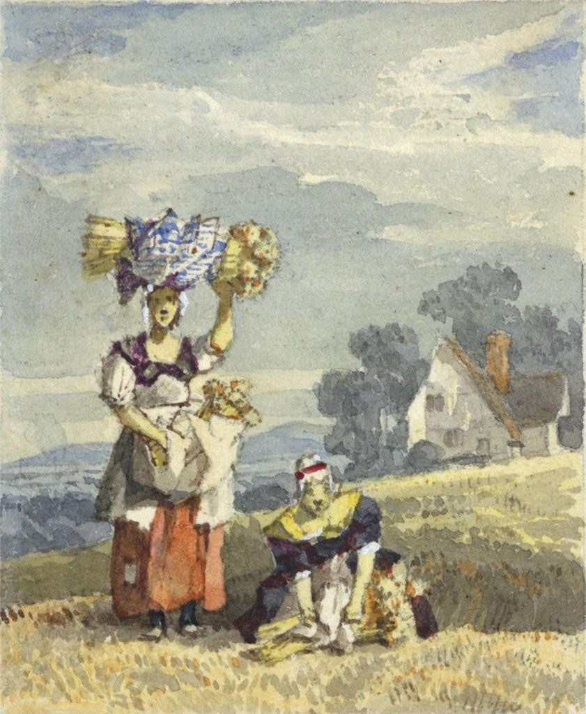 Style Of Samuel Prout - Miniature Watercolour Painting - 19th Century - 190