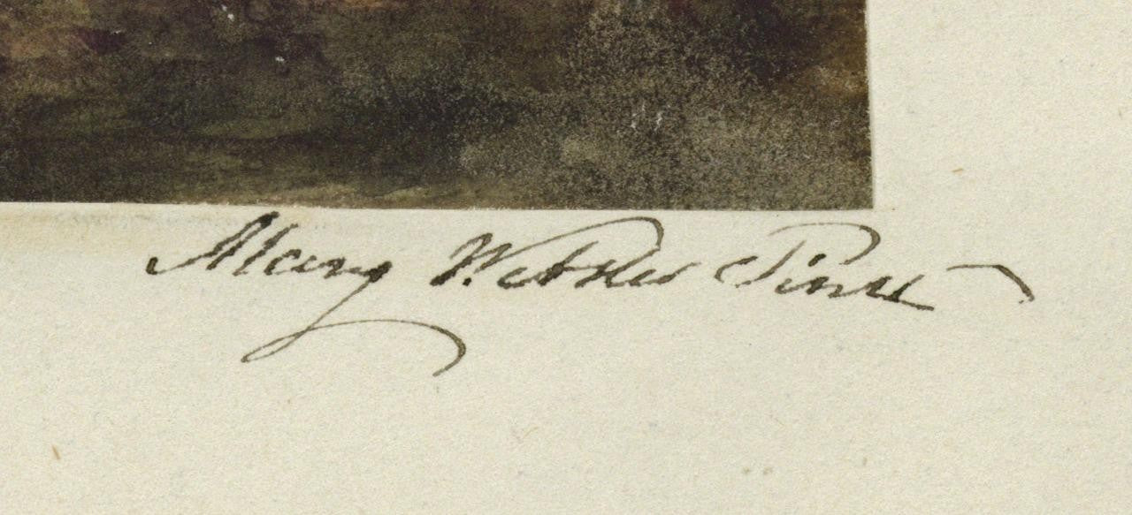 Mary Webster (1794-1883) - Watercolour Painting Cottage Near Sudbury London 18392