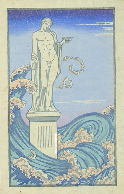 Cecil French (18791953) Antique Woodcut Early 20th Century4