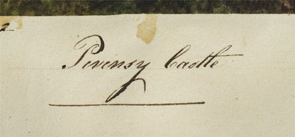 Mary Webster (1794-1883) - Watercolour Painting - Pevensey Castle Sussex 18424