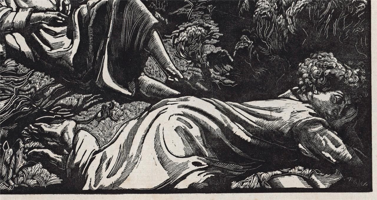 Dorothy Josephine Coke (1897-1979) Pencil Signed Woodcut - Badgeworth Valley6