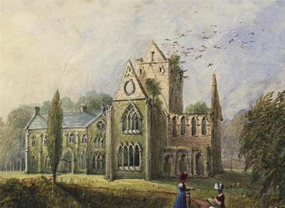 Mary Webster - Watercolour Painting - Pluscarden Abbey Near Elgin Scotland 18445