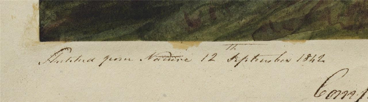 Mary Webster (1794-1883) - Watercolour Painting - Compton Place Eastbourne 18423