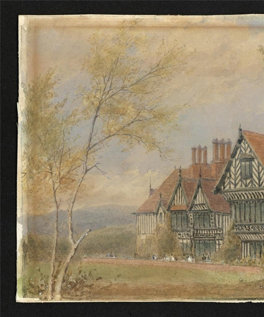 William Hull (1820-1880) Watercolour Painting Birket Foster's Home Witley Surrey4