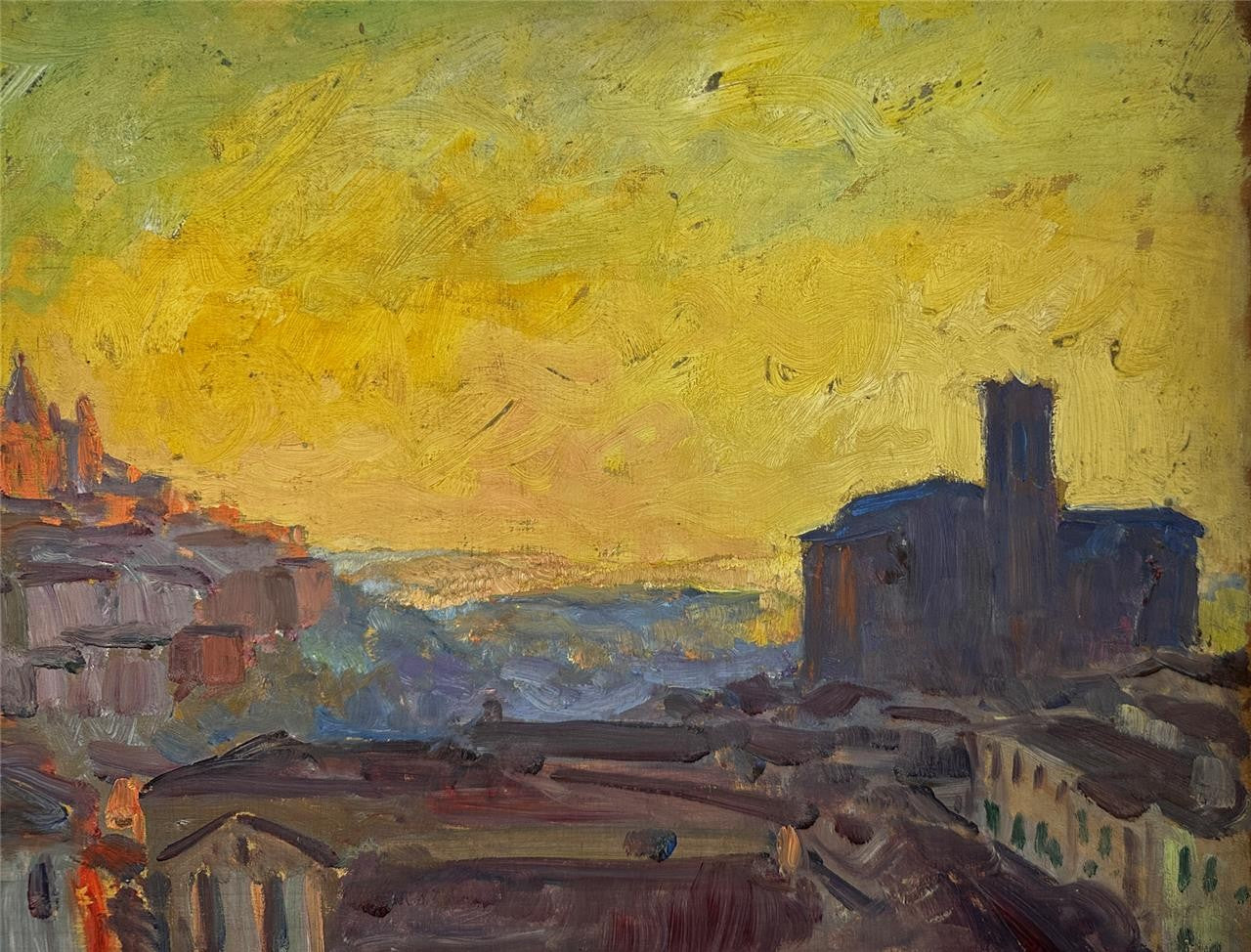 William Samuel Horton (18651936) Oil Painting  Impressionist Continental Scene4