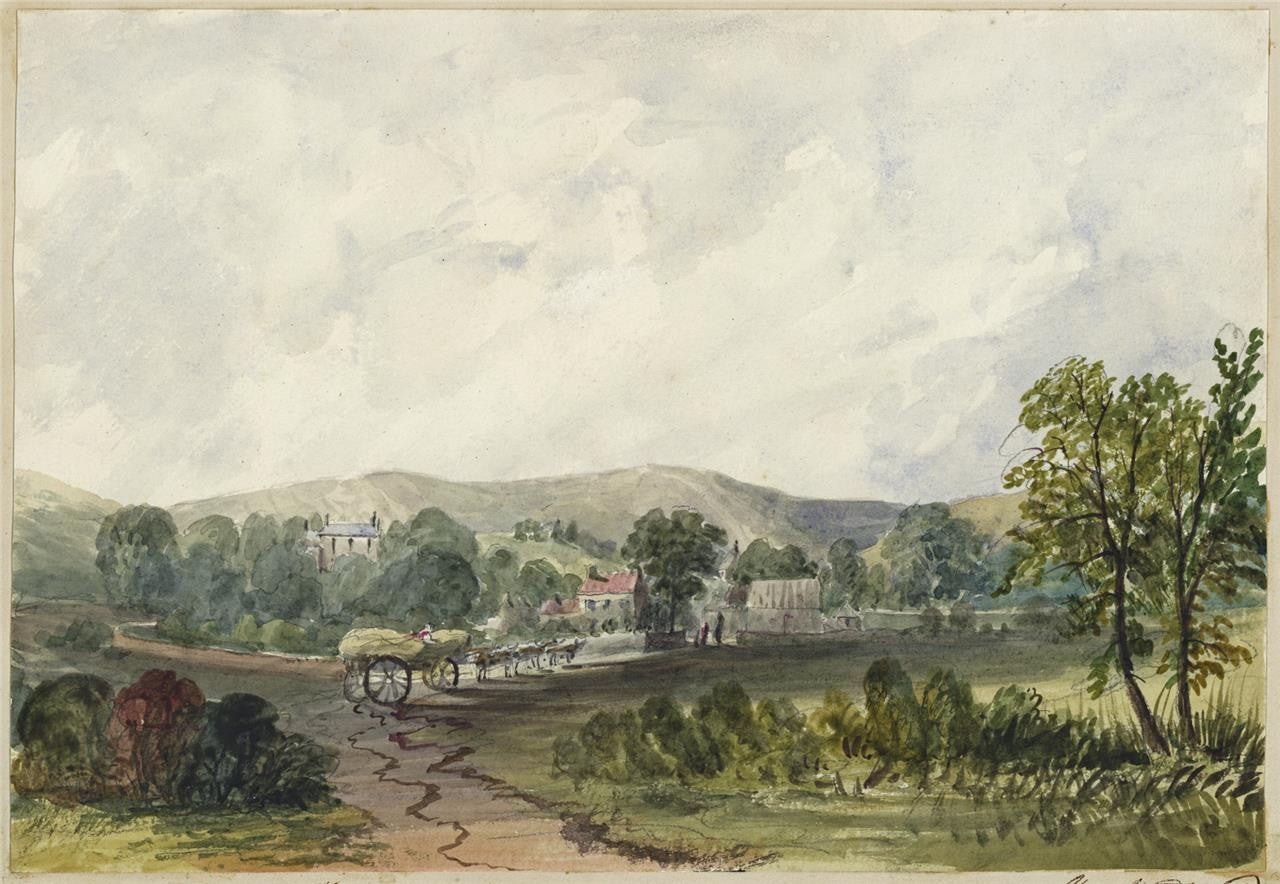 Mary Webster (1794-1883) Watercolour Painting - Southfield Sussex 18420
