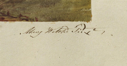 Mary Webster (1794-1883) Watercolour Painting Michelham Abbey Priory 18422