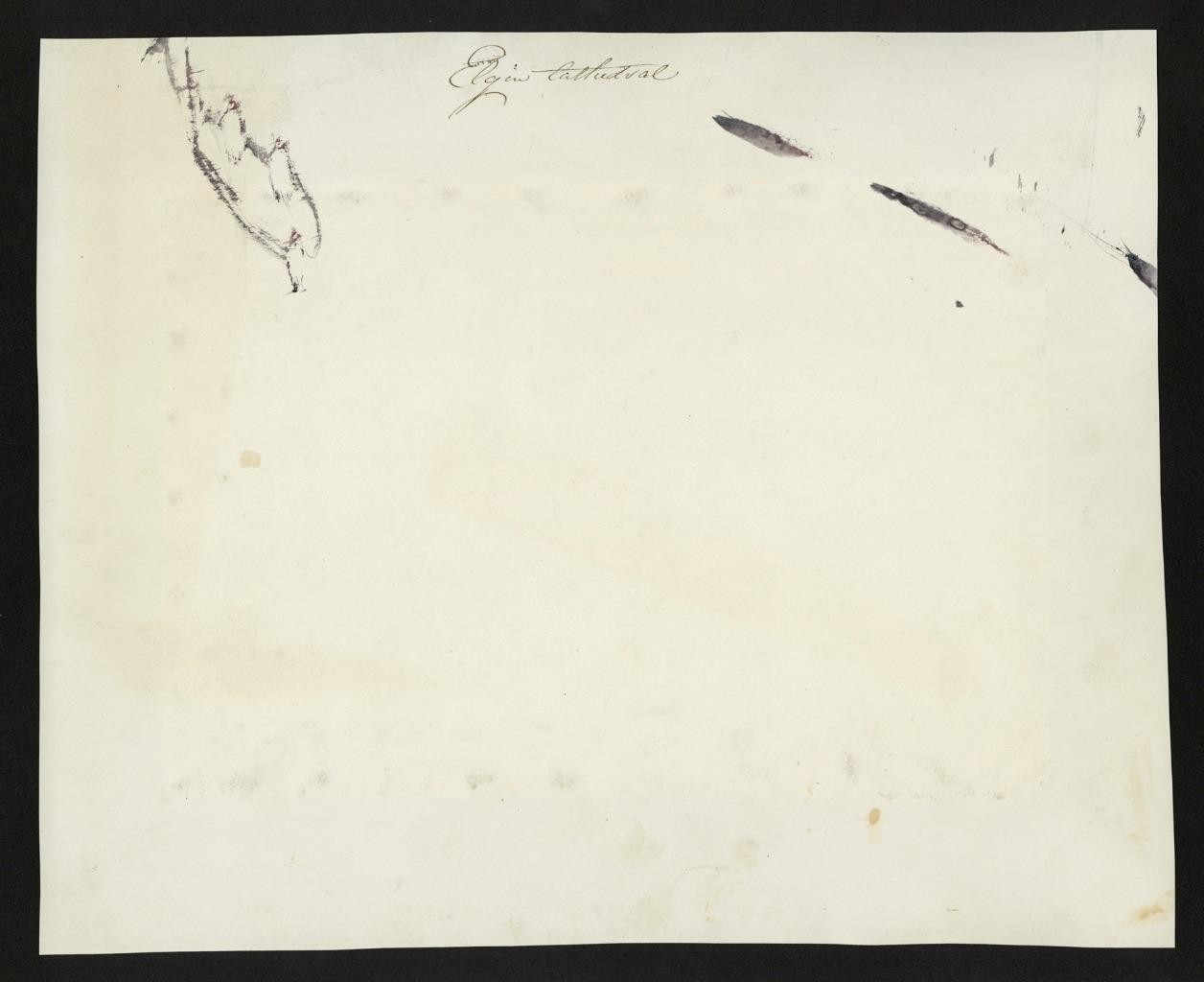 Mary Webster (1794-1883) - Watercolour Painting - Elgin Cathedral Scotland 18445