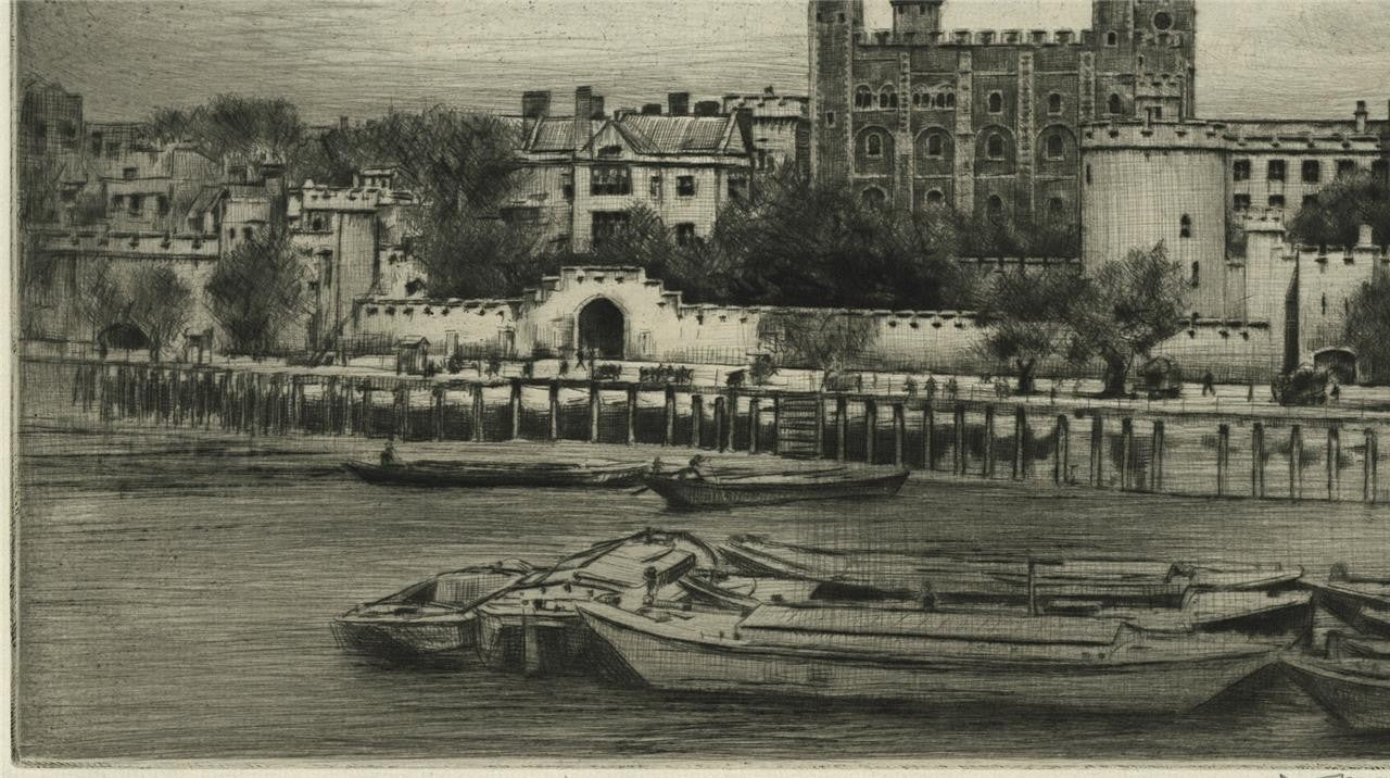 Mortimer Menpes (1855-1938) - Pencil Signed Etching - Tower Of London5