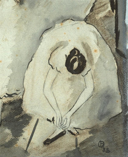 Phyllis Chilton Osborne Watercolour Painting Vic-Wells Ballet Cambridge 19387