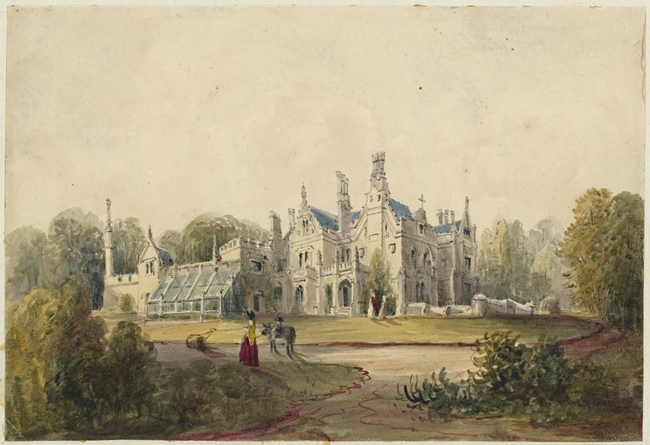 Mary Webster Watercolour Painting Sudbury Priory Near Harlow London 18410
