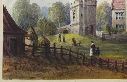 Mary Webster (1794-1883) Watercolour Painting - Michelham Abbey Priory 18428