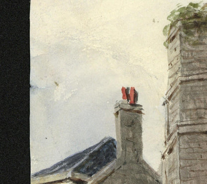 Mary Webster (1794-1883) Watercolour Painting - Abbey Gateway, Reading 18495