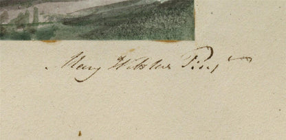 Mary Webster (1794-1883) - Watercolour Painting - Ruins Of Hastings Castle 18422