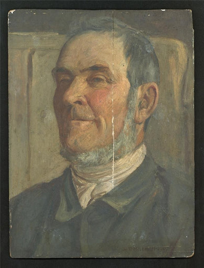 Harry Robert Mileham (1873-1957) Oil Painting - Portrait Of A Gentleman 19071