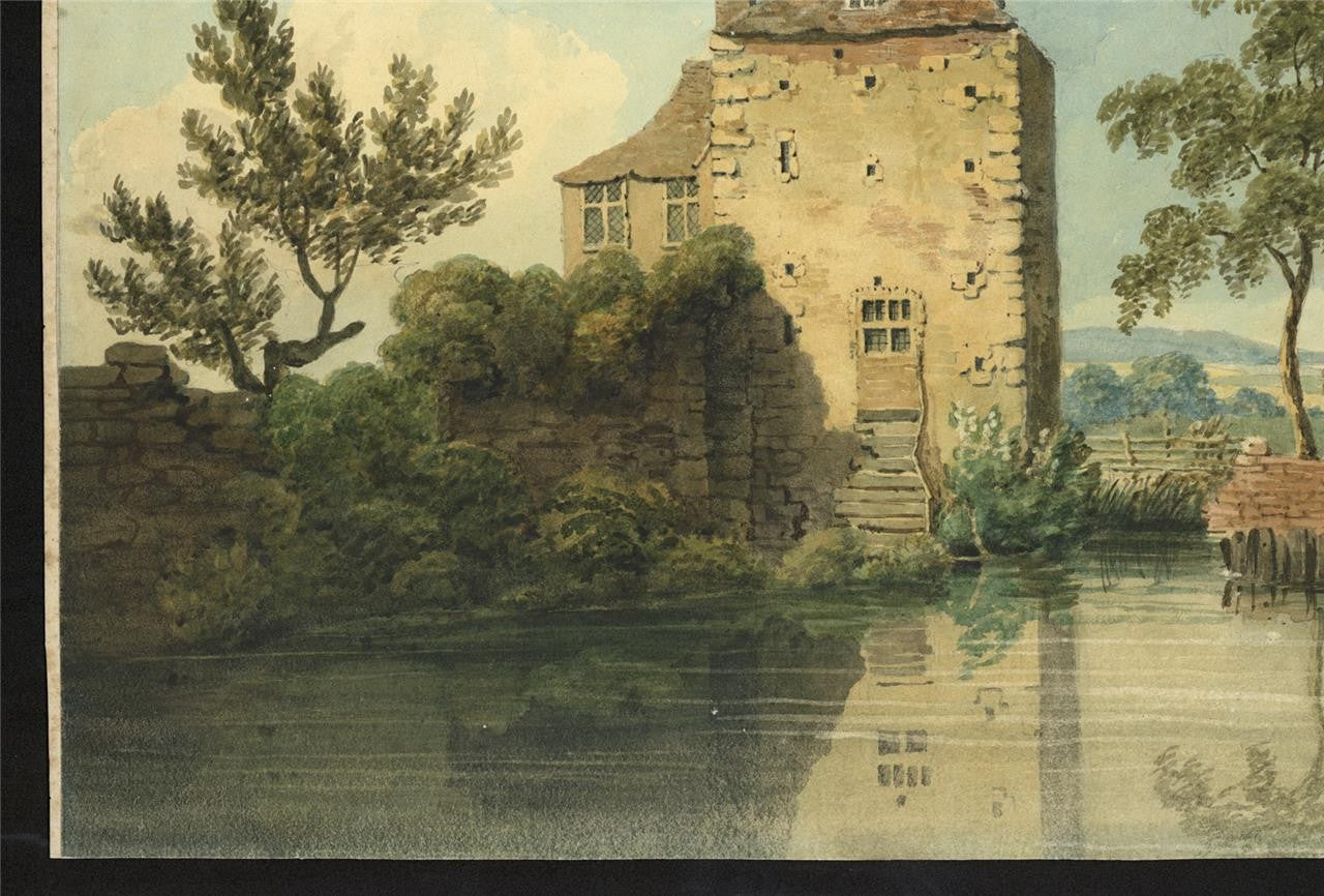 Anne Clark Watercolour Painting Part Of The Old Walls At Canterbury 18167