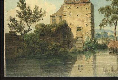 Anne Clark Watercolour Painting Part Of The Old Walls At Canterbury 18167