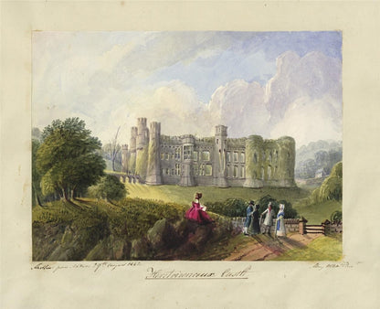 Mary Webster (1794-1883) - Watercolour Painting - Herstmonceux Castle 18427