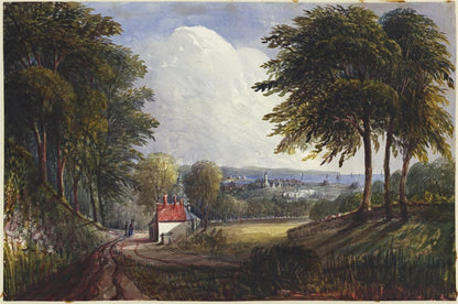 Mary Webster (1794-1883) Watercolour Painting - Distant View Of Eastbourne 18480