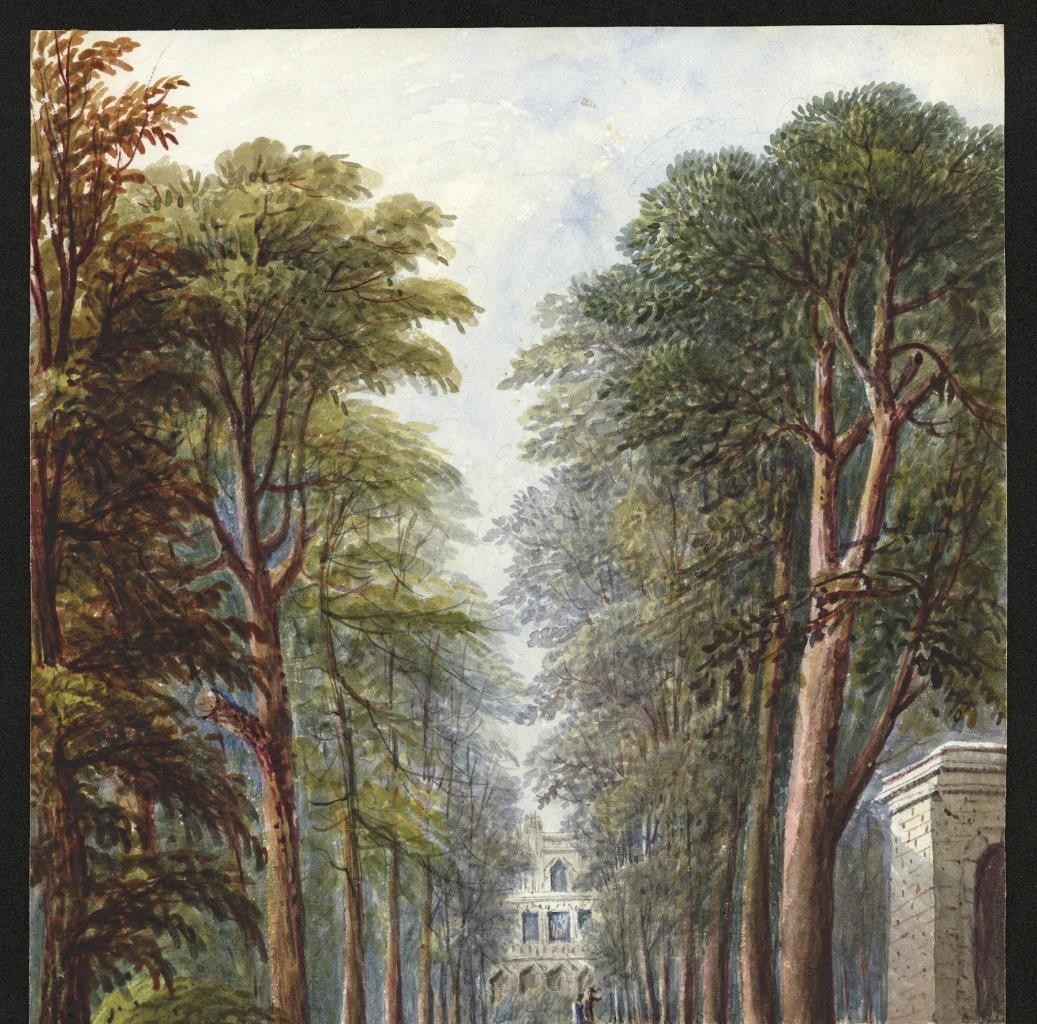 Mary Webster (1794-1883) Watercolour Painting - Guys Cliffe Near Leamington 18465