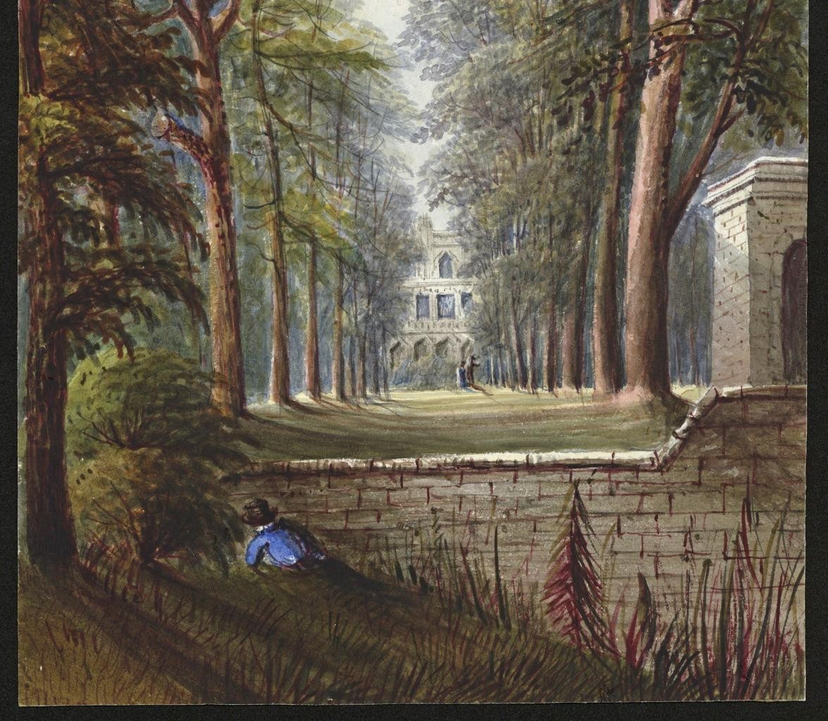 Mary Webster (1794-1883) Watercolour Painting - Guys Cliffe Near Leamington 18464