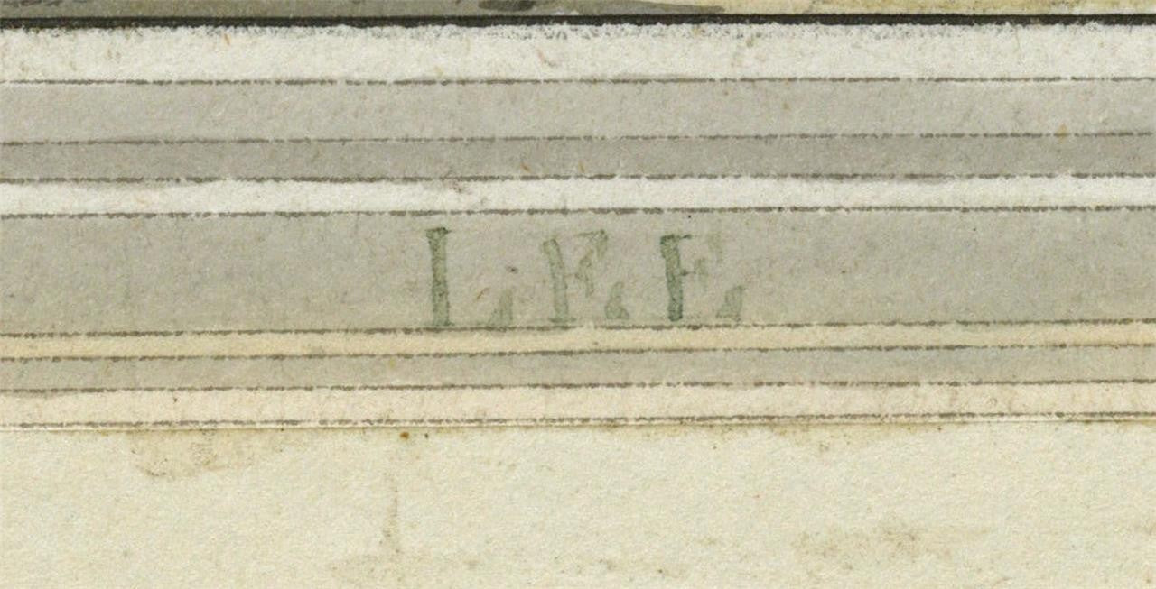 John Hassell (1767-1825) Watercolour Painting - Lee Church, Lewisham - c17912