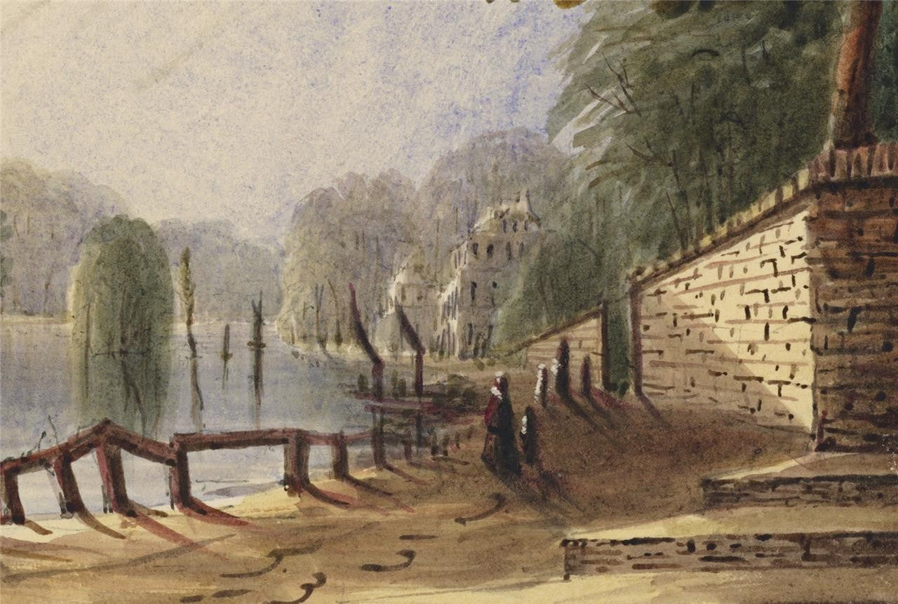 Mary Webster (1794-1883) Watercolour Painting Richmond London 18417