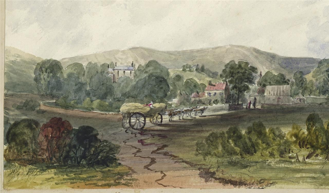 Mary Webster (1794-1883) Watercolour Painting - Southfield Sussex 18425