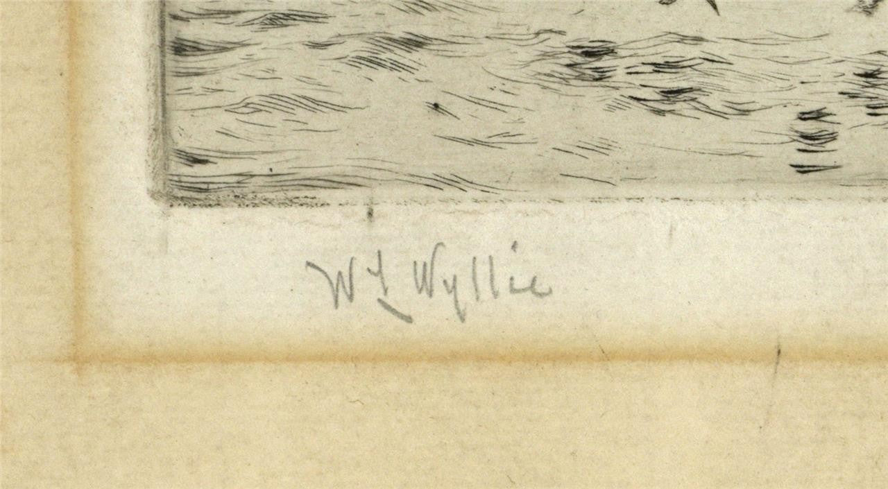 William Lionel Wyllie - Pencil Signed Etching - HMS Orion Portsmouth3