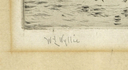 William Lionel Wyllie - Pencil Signed Etching - HMS Orion Portsmouth3
