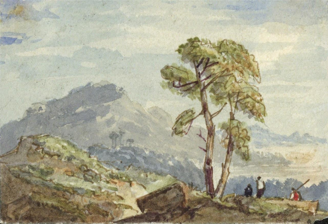 Style Of Samuel Prout - Miniature Watercolour Painting - 19th Century - 130