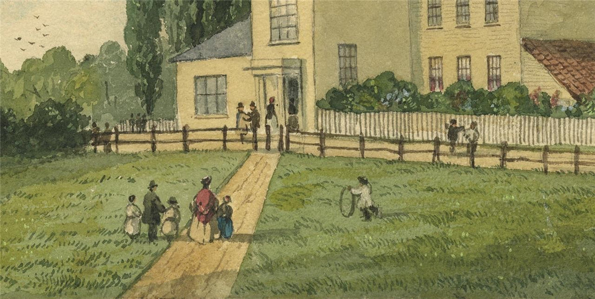 Hornsey Wood House Tavern London 1836 Watercolour Painting - Finsbury Park4