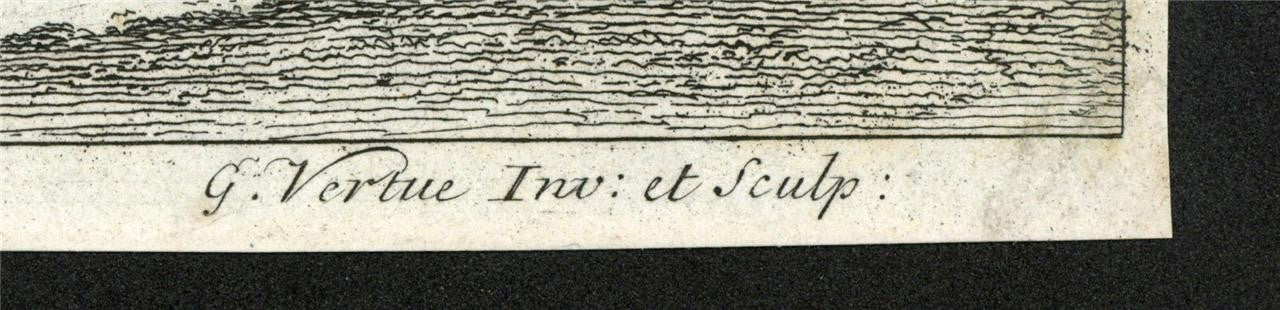 George Vertue - Portrait Edward Prince Of Wales - Antique Engraving2