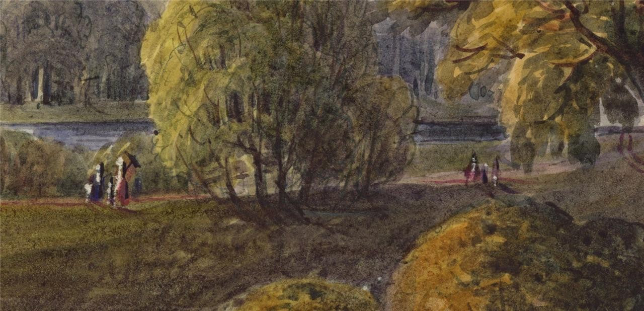 Mary Webster (1794-1883) Watercolour Painting Westminster Abbey London 18417