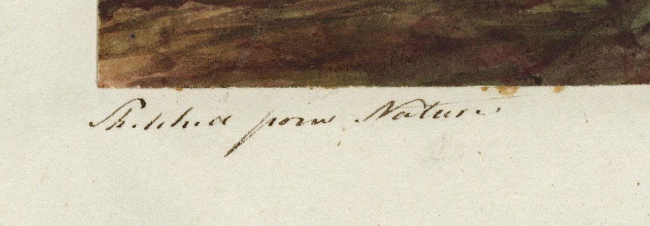 Mary Webster (1794-1883) Watercolour Painting - Distant View Harrow London c18413