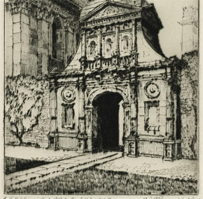 Cyril Edward Power (1872-1951) Pencil Signed Etching - Caius College Cambridge5