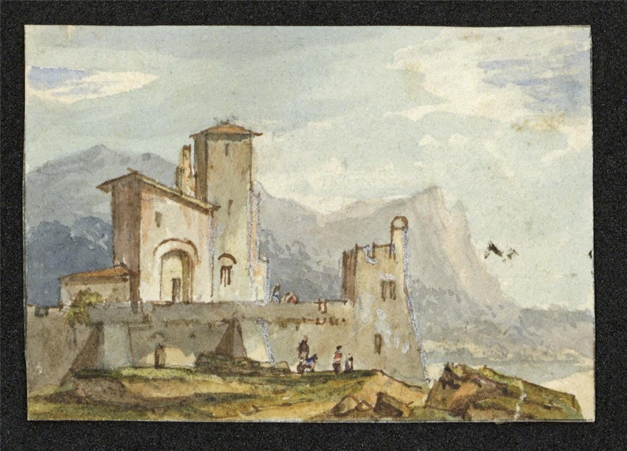 Style Of Samuel Prout - Miniature Watercolour Painting - 19th Century - 211