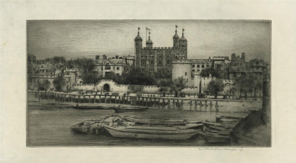 Mortimer Menpes (1855-1938) - Pencil Signed Etching - Tower Of London3