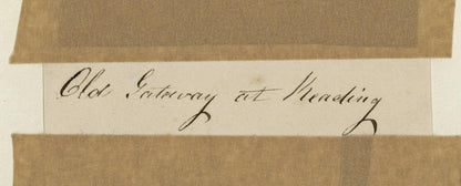 Mary Webster (1794-1883) Watercolour Painting - Abbey Gateway, Reading 18498