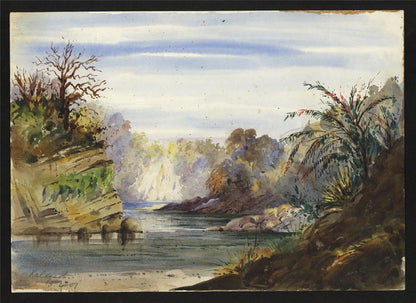 Kalagarh India 1907 - Watercolour Painting - Arthur Herbert Hussey (1863-1923) 22