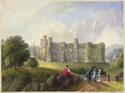 Mary Webster (1794-1883) - Watercolour Painting - Herstmonceux Castle 18420