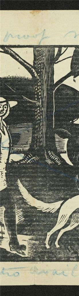 Ludovic-Rodo Pissarro (1878-1952) Antique Wood Engraving - Hyde Park London3