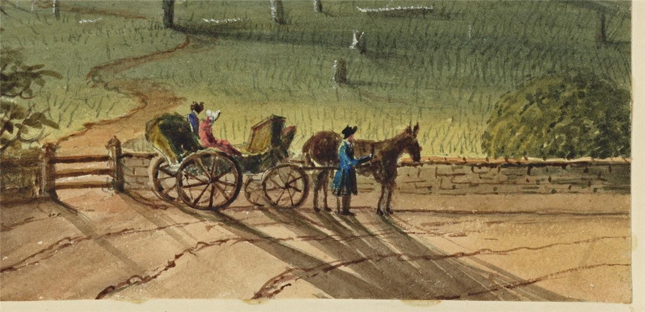 Mary Webster (1794-1883) Watercolour Painting St Martin's Church Canterbury 18437