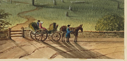 Mary Webster (1794-1883) Watercolour Painting St Martin's Church Canterbury 18437