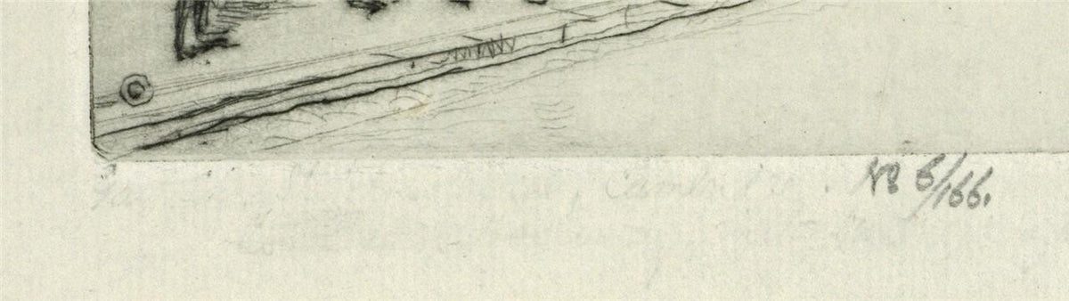 Cyril Edward Power (1872-1951) Pencil Signed Etching St John's College Cambridge4